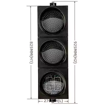 Temporizador de cuenta regresiva para sem&aacute;foro LED de 200 mm (8 pulgadas) con bola LED verde roja de 3 aspectos