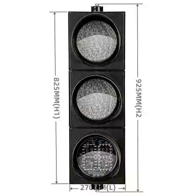 Temporizador de cuenta regresiva para sem&aacute;foro LED de 200 mm (8 pulgadas) con lente de telara&ntilde;a roja y verde de 3 aspectos