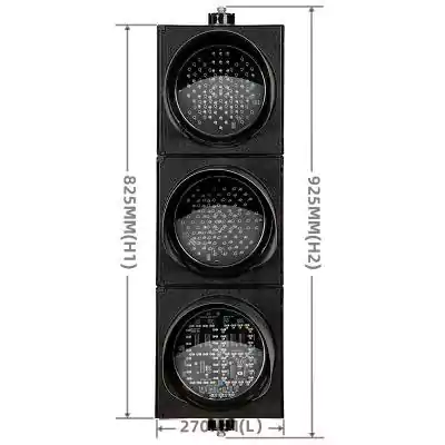 Temporizador de cuenta regresiva de sem&aacute;foro LED de 200 mm (8 pulgadas) con t&uacute;nel de 3 aspectos y paso subterr&aacute;neo