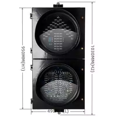 2 Aspect/Section Led Traffic Light With 3-Color Arrow Traffic Signal Countdown Timer, as 16 Inch(400MM)*2/402