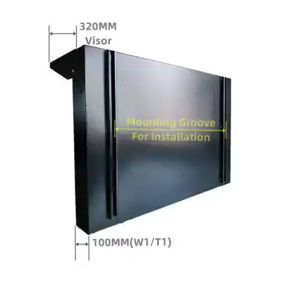 Temporizador de cuenta regresiva de sem&aacute;foro de 2,5 d&iacute;gitos de 1000 * 600 mm
