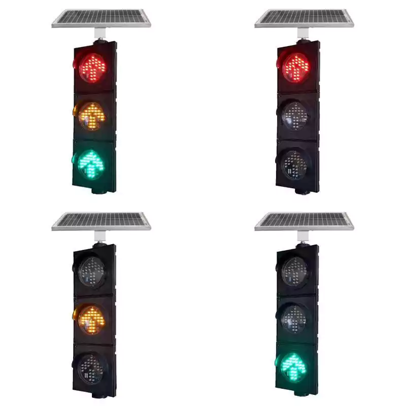 Sem&aacute;foro solar de 4 pulgadas (100 mm) para veh&iacute;culos