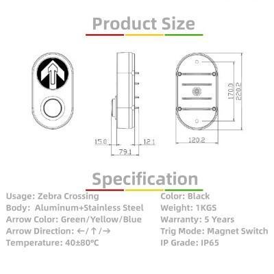 Press Button For Pedestrian Crossing System