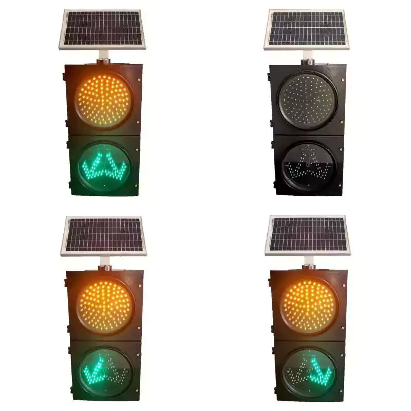 Intermitente solar de 2 aspectos de 12 pulgadas (300 mm)